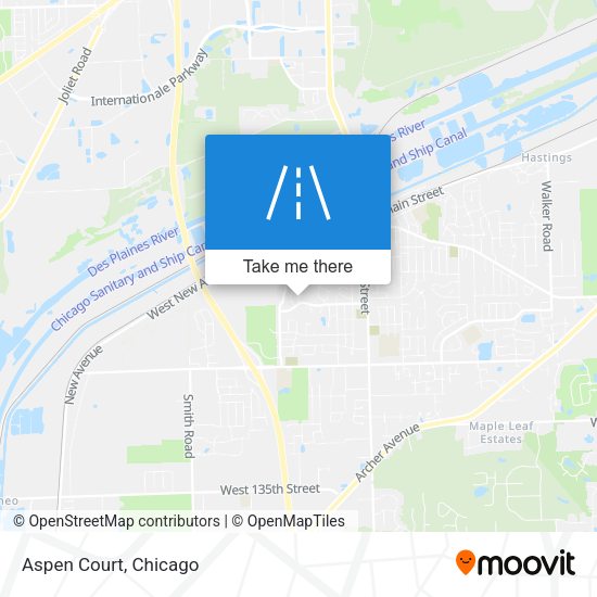 Mapa de Aspen Court