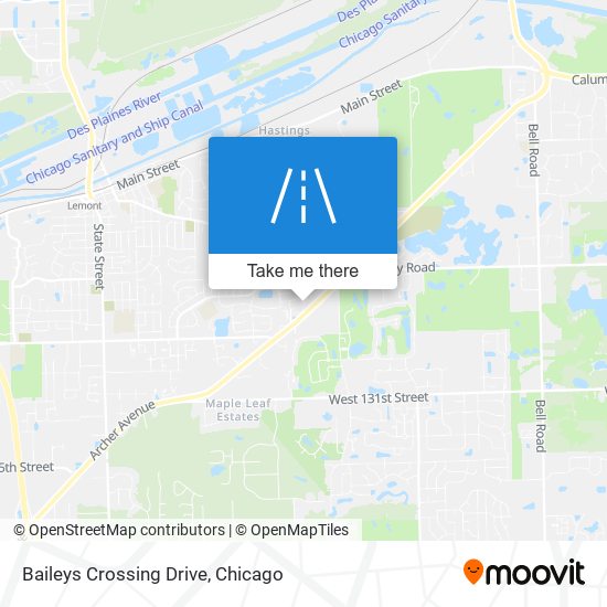 Baileys Crossing Drive map