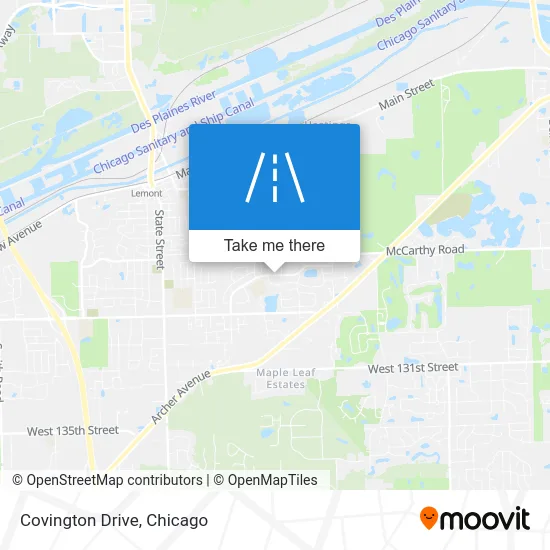 Covington Drive map
