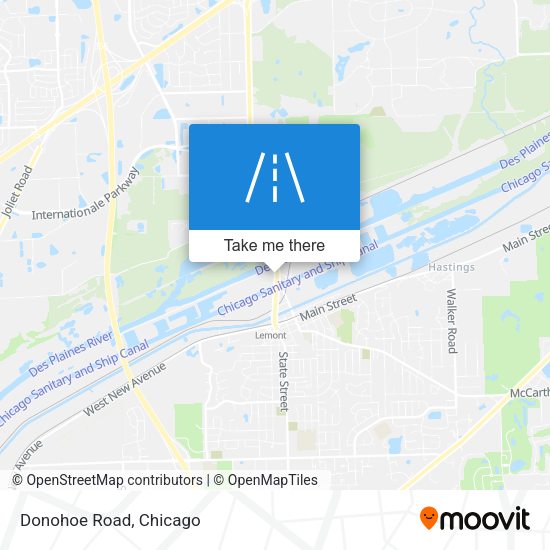 Mapa de Donohoe Road