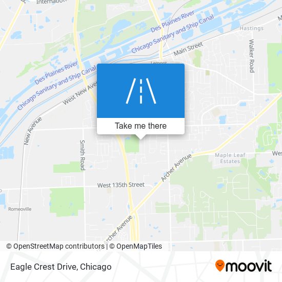 Eagle Crest Drive map