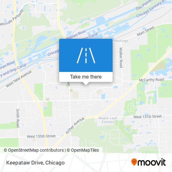 Keepataw Drive map