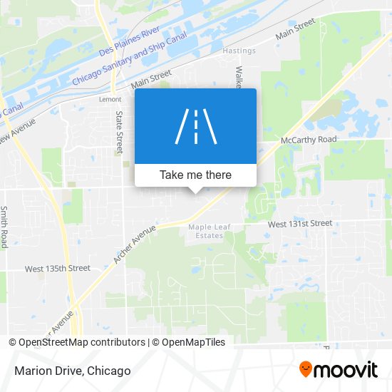 Marion Drive map