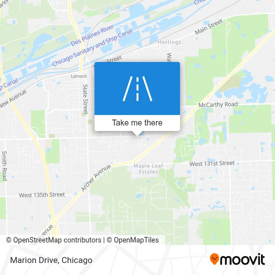 Marion Drive map