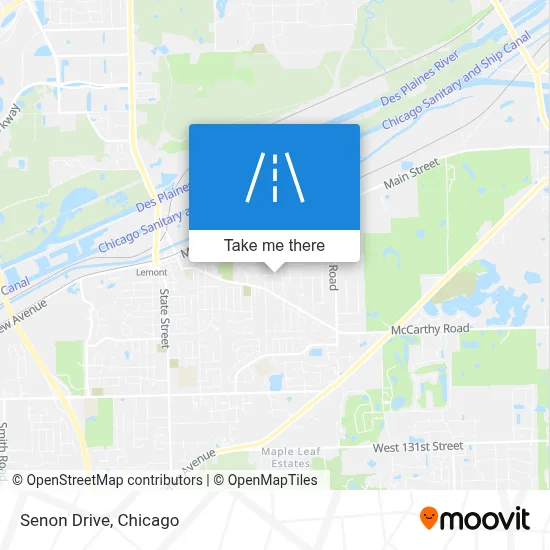 Senon Drive map