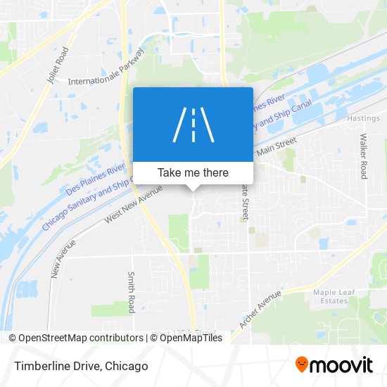 Timberline Drive map