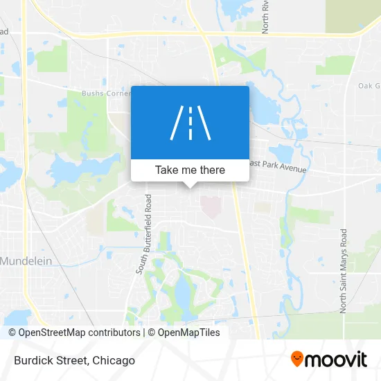 Burdick Street map