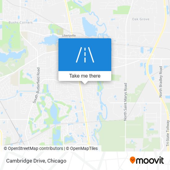 Cambridge Drive map