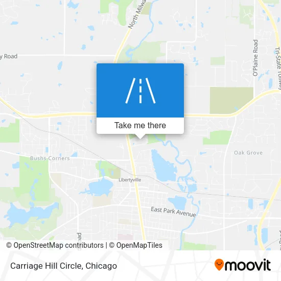 Carriage Hill Circle map