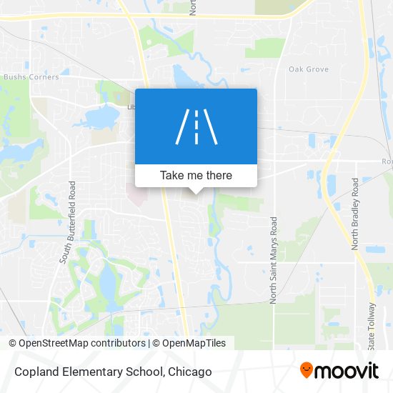 Copland Elementary School map