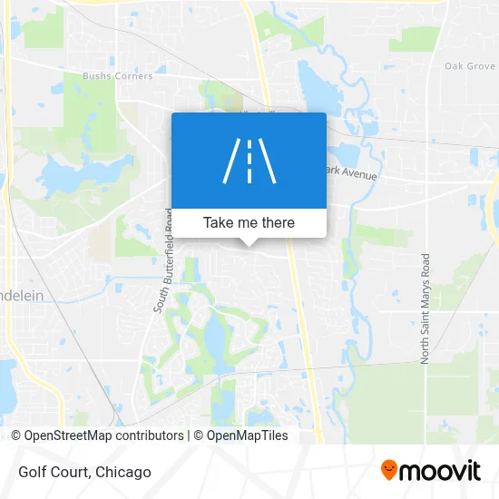 Golf Court map