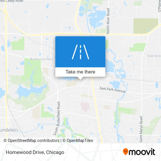 Mapa de Homewood Drive