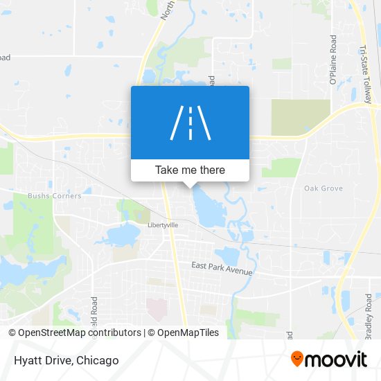 Hyatt Drive map