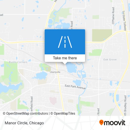 Mapa de Manor Circle