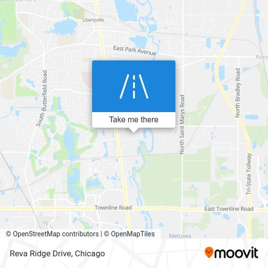Reva Ridge Drive map