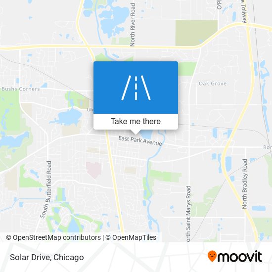 Solar Drive map