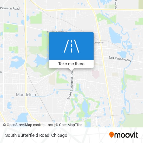 South Butterfield Road map