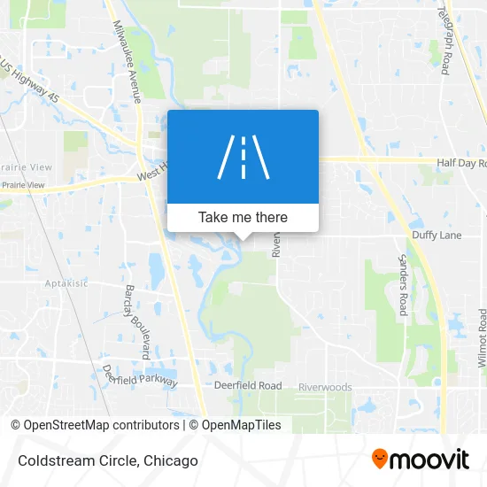 Coldstream Circle map