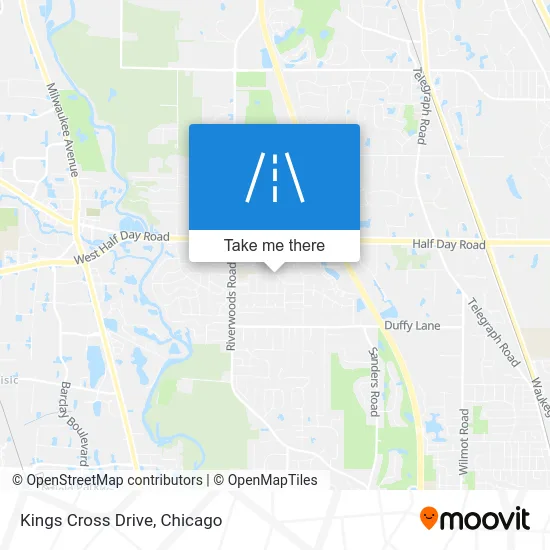 Kings Cross Drive map
