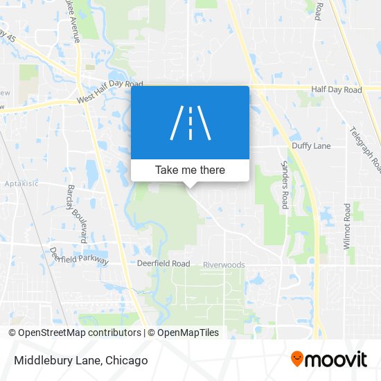 Mapa de Middlebury Lane