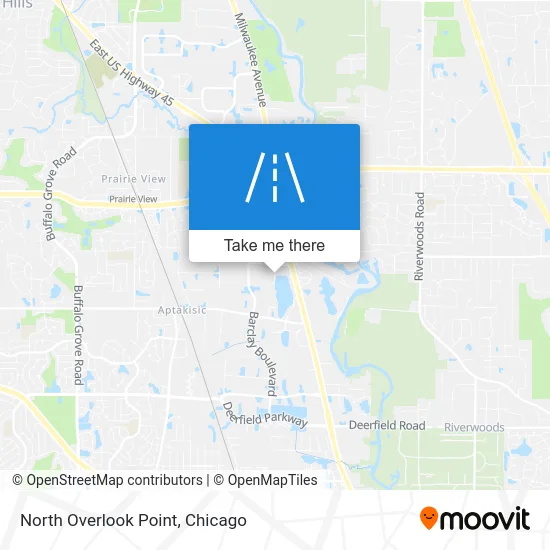 North Overlook Point map
