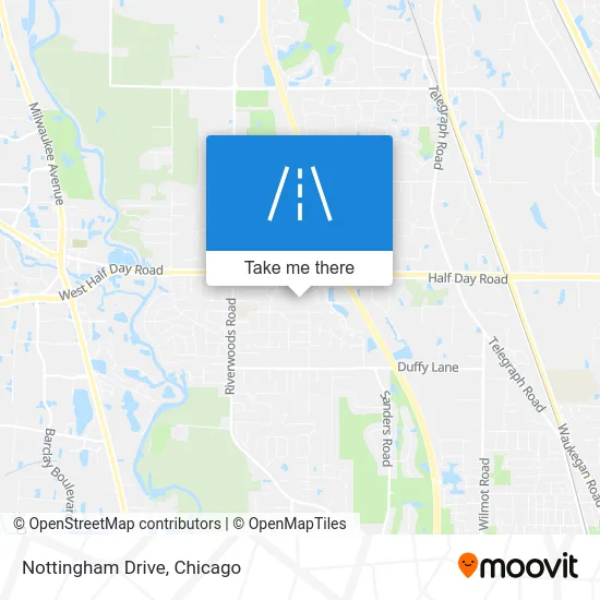 Nottingham Drive map