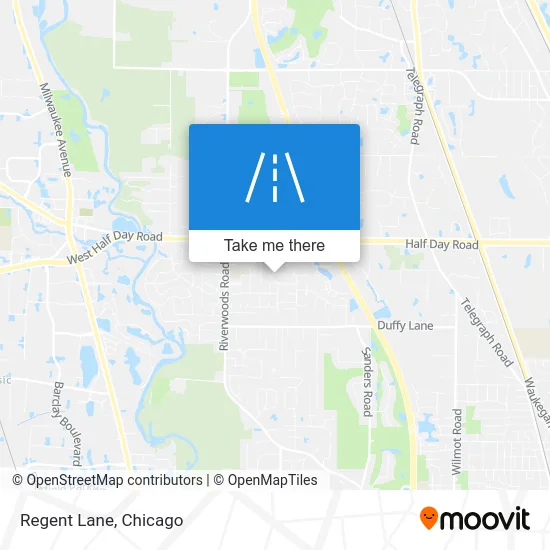 Regent Lane map