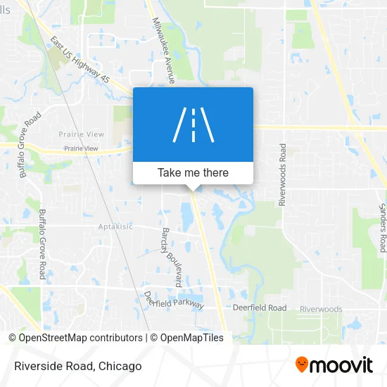 Riverside Road map