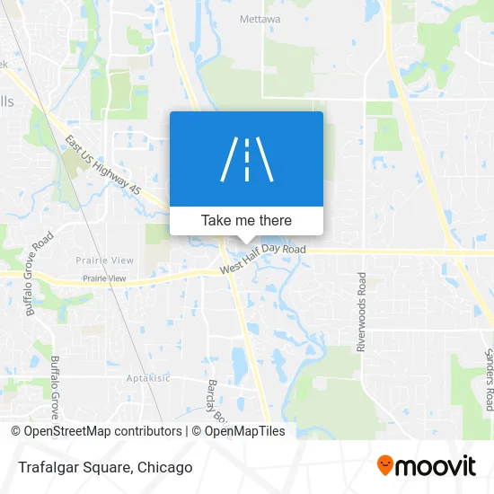 Trafalgar Square map