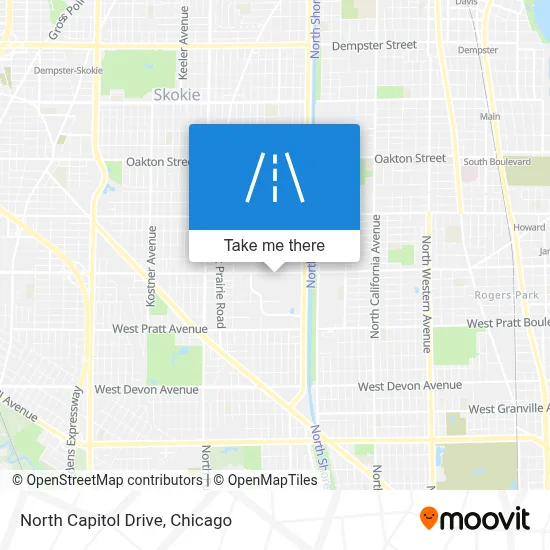 North Capitol Drive map
