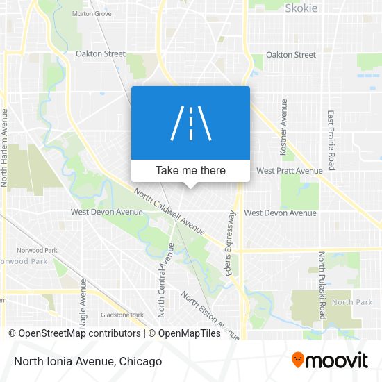 Mapa de North Ionia Avenue