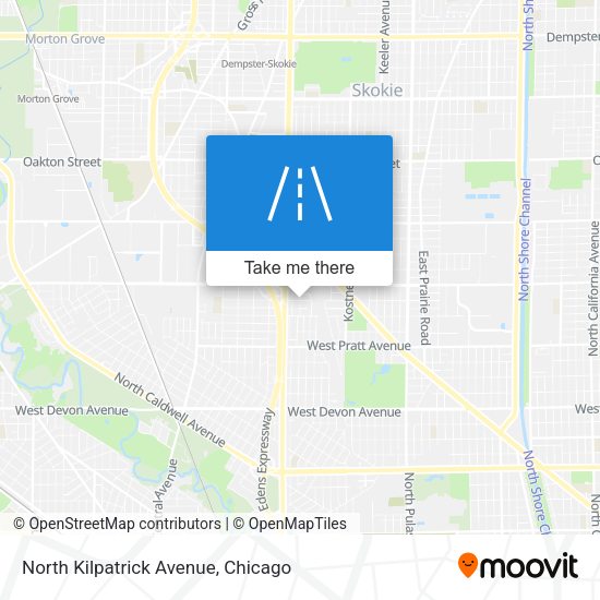 Mapa de North Kilpatrick Avenue