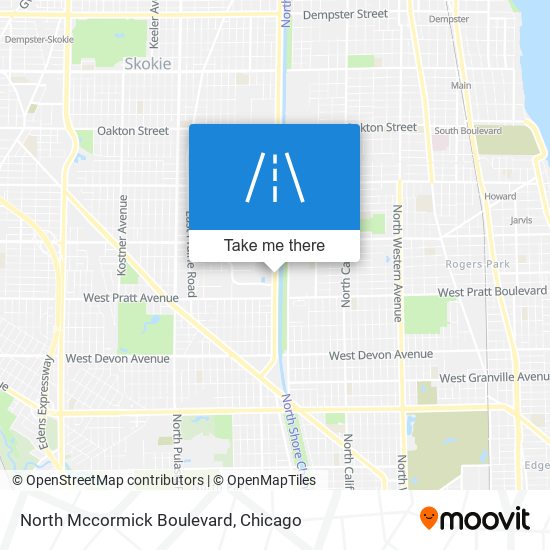 Mapa de North Mccormick Boulevard