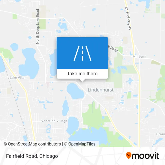 Mapa de Fairfield Road