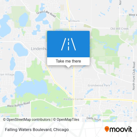 Mapa de Falling Waters Boulevard