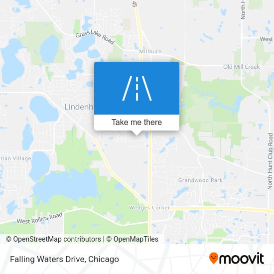 Mapa de Falling Waters Drive