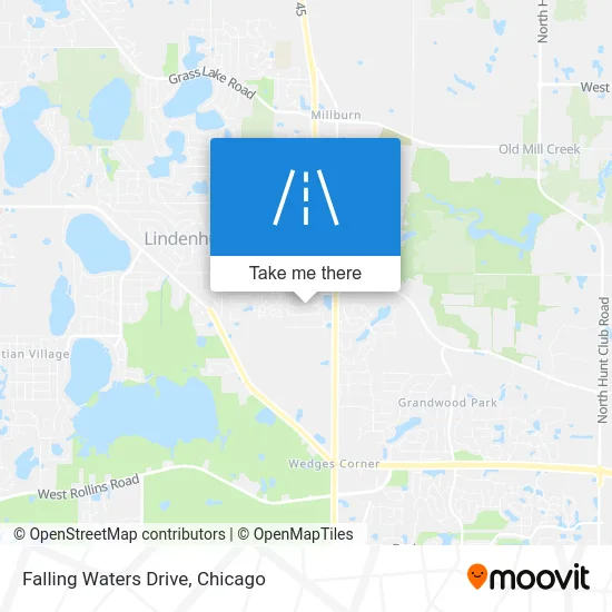 Falling Waters Drive map