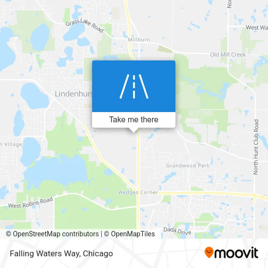 Falling Waters Way map