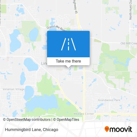 Hummingbird Lane map