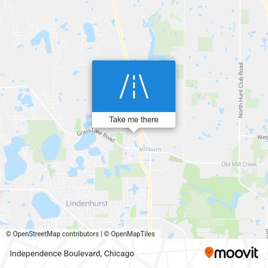 Mapa de Independence Boulevard