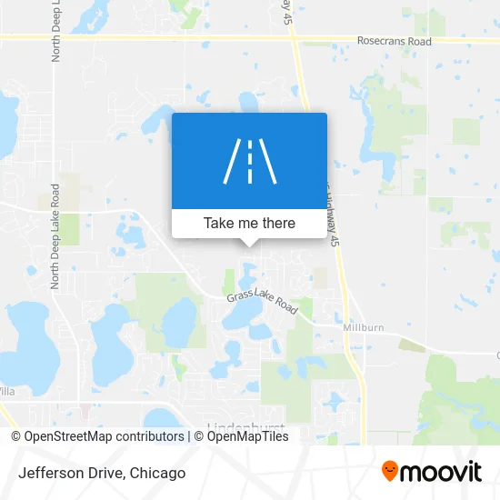 Jefferson Drive map