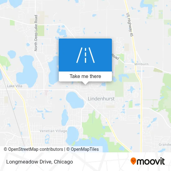 Longmeadow Drive map