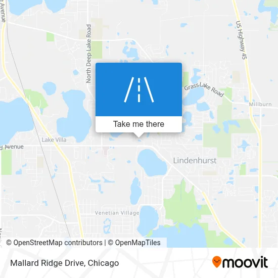 Mallard Ridge Drive map