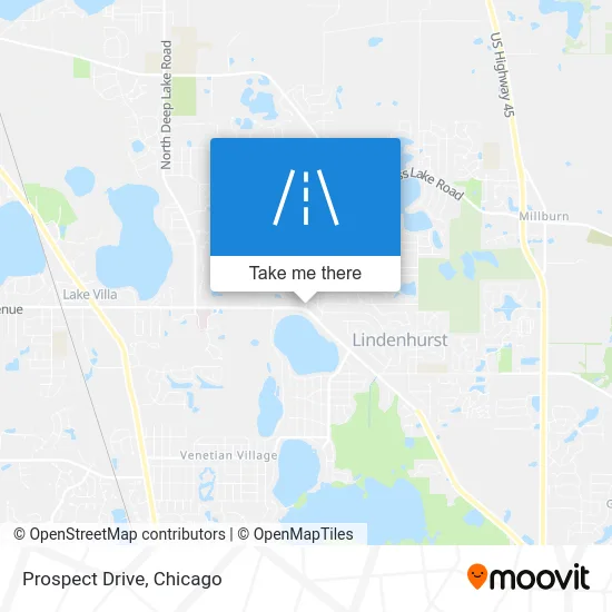Prospect Drive map