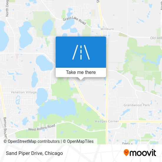 Sand Piper Drive map