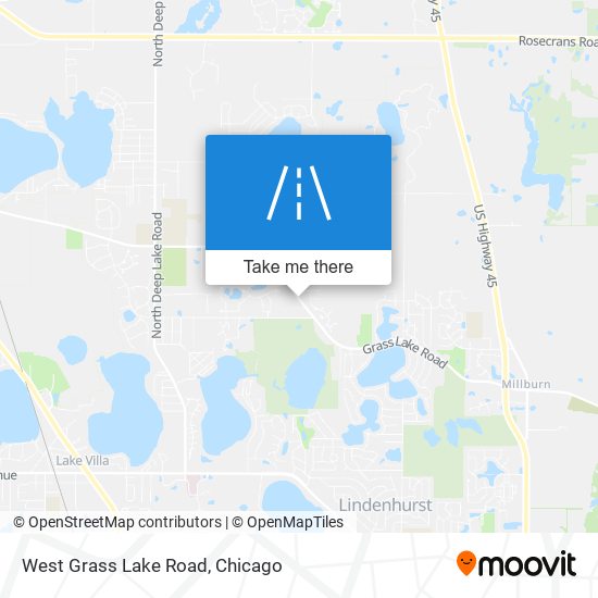 Mapa de West Grass Lake Road