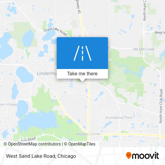 Mapa de West Sand Lake Road