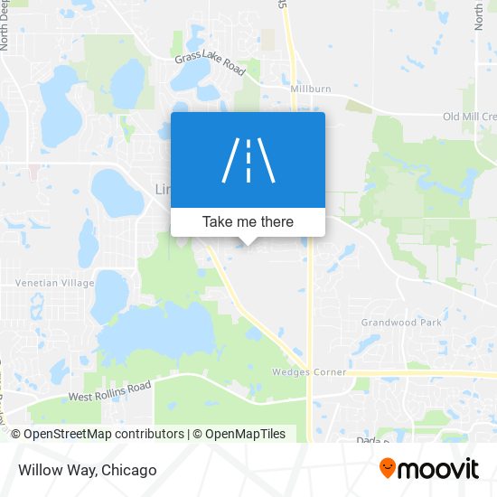 Willow Way map