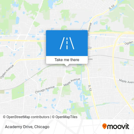 Academy Drive map