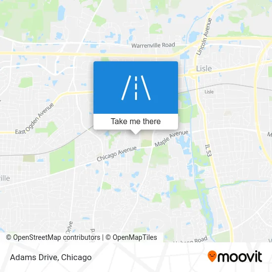 Adams Drive map